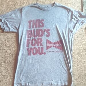 Budweiser Red and Gray Tee